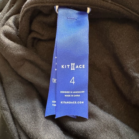 Kit And Ace Black Cowl Neck Sweater Size 4 - Picture 7 of 10